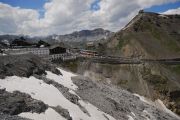 Passo Stelvio Italian ja Sveitsin rajalla 2755 m mpy